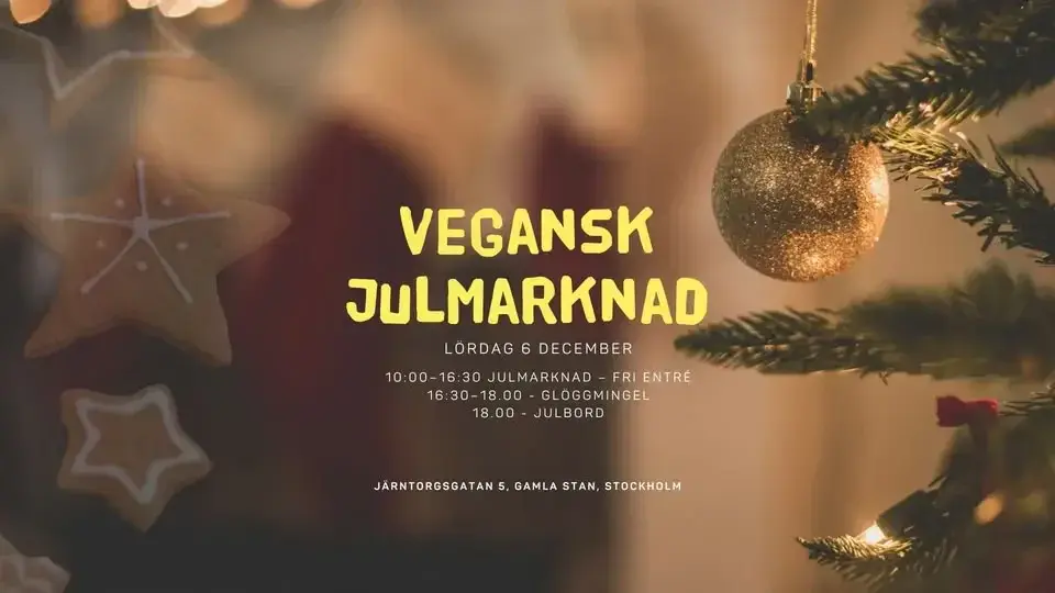 Vegansk julmarknad på Bacchi Syre – en grön jul i Gamla stan!