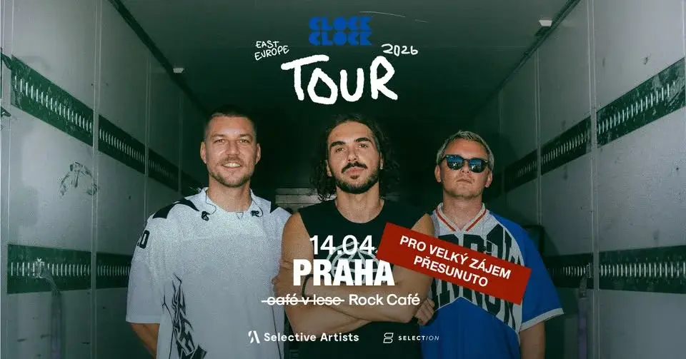 🚨 PŘESUNUTO | CLOCKCLOCK • Rock Café