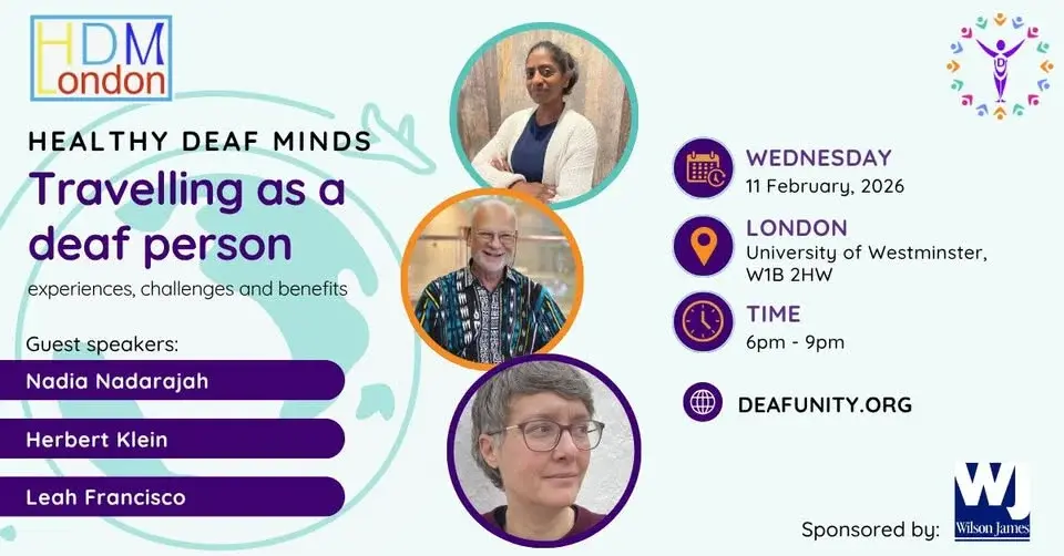 Healthy Deaf Minds - Travelling as a deaf person