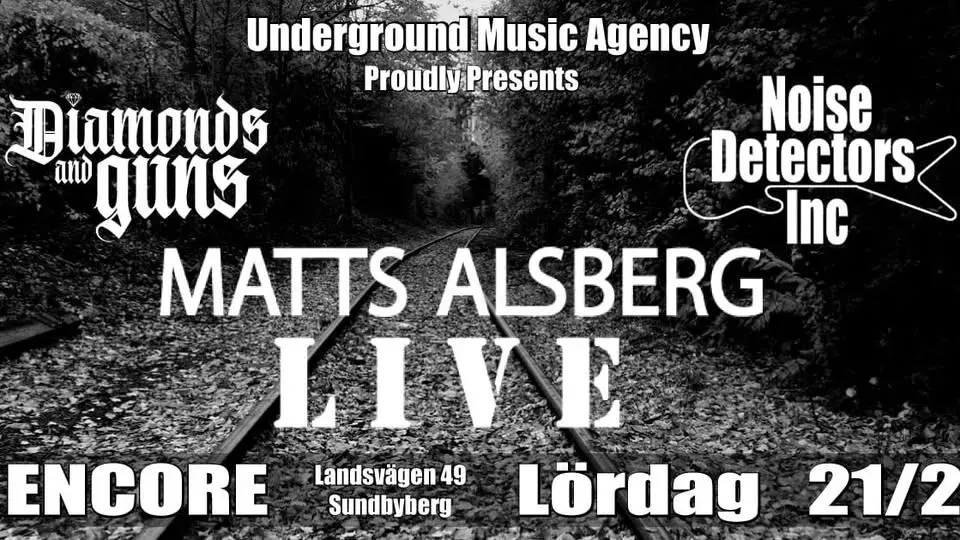 Noise Detectors INC + Diamonds & Guns + Matts Alsberg