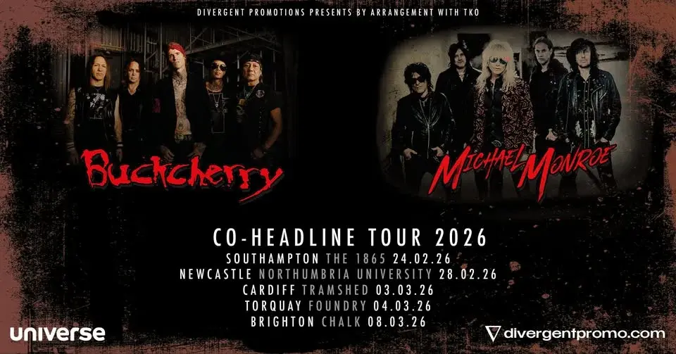 Buckcherry + Michael Monroe at Chalk, Brighton