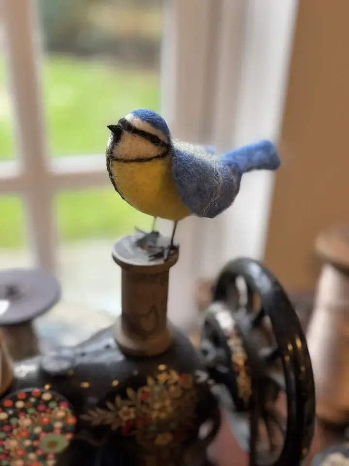 Needle Felted Blue tit Workshop