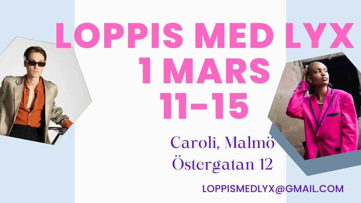 Loppis Med Lyx 1 Mars Malmö City Caroli