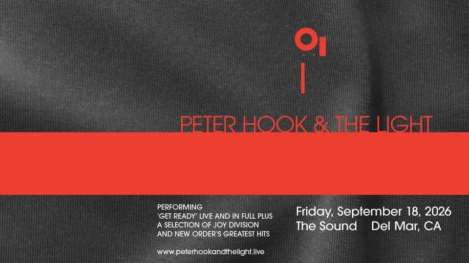 Peter Hook and the Light North American Tour 2026