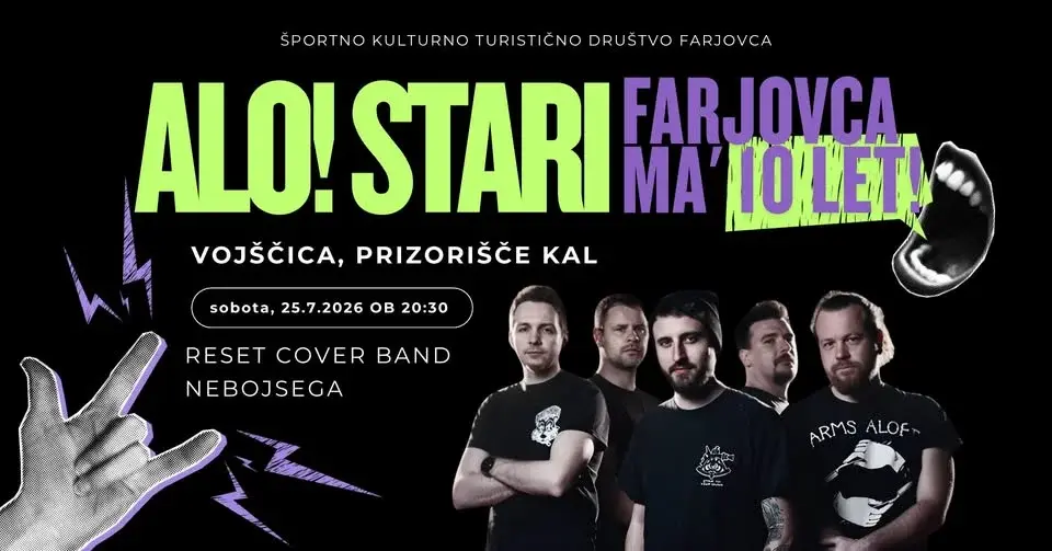 Alo!Stari, Farjovca ma' 10 let! 🎂
