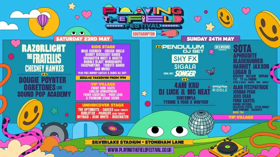 đ Playing the Field Festival - Southampton 2026! đ