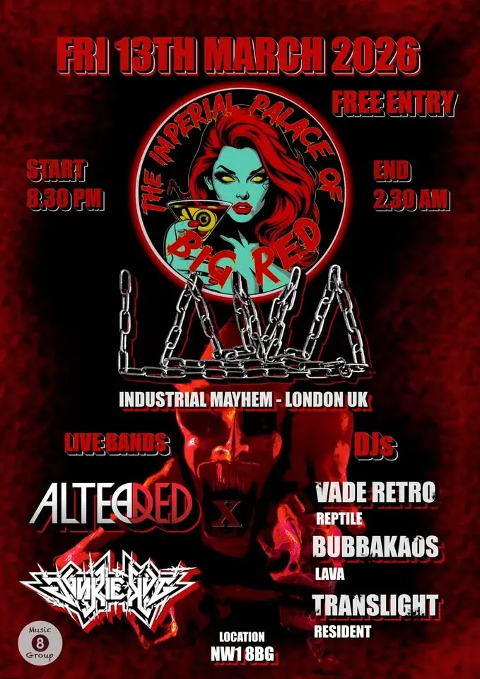 LAVA X ❤️‍🔥 AlterRed - Junkie Kut + DJs Vade Retro - Bubbakaos - Translight