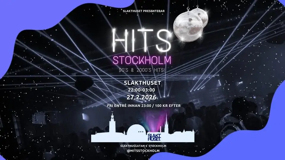 HITS Stockholm 90's & 2000's │ Room 2: ENTRANCE w/ Cold Blue (DE)