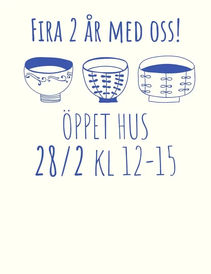 Fira två år med oss! 