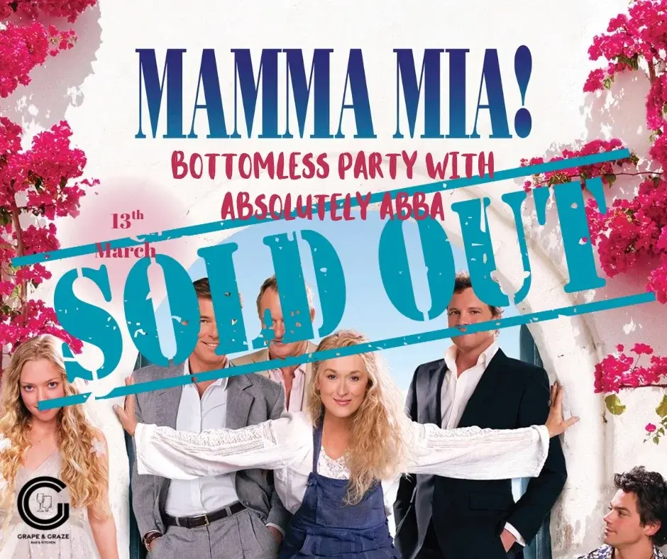 🍾Mamma Mia Bottomless Party with Absolutely ABBA
