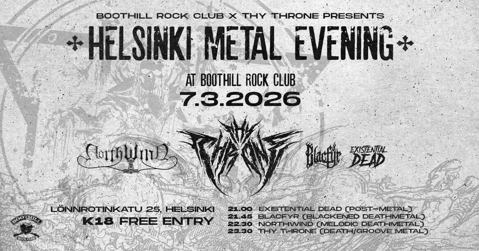 Helsinki Metal Evening At Boothill Rock Club
