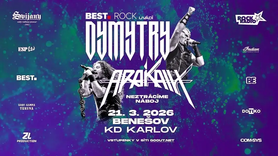 Dymytry & Arakain | BEST ROCK TOUR 2026 | Benešov u Prahy