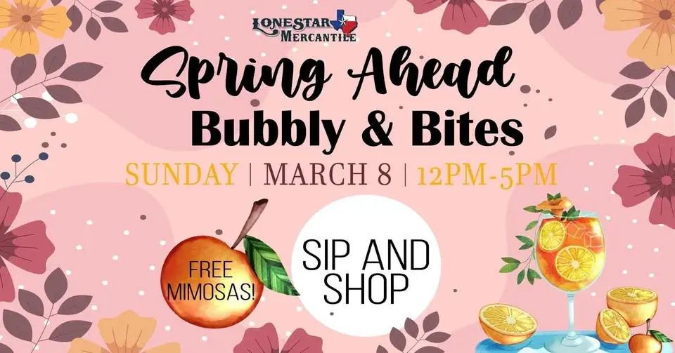Spring Ahead with Bubbly & Bites! 🍊