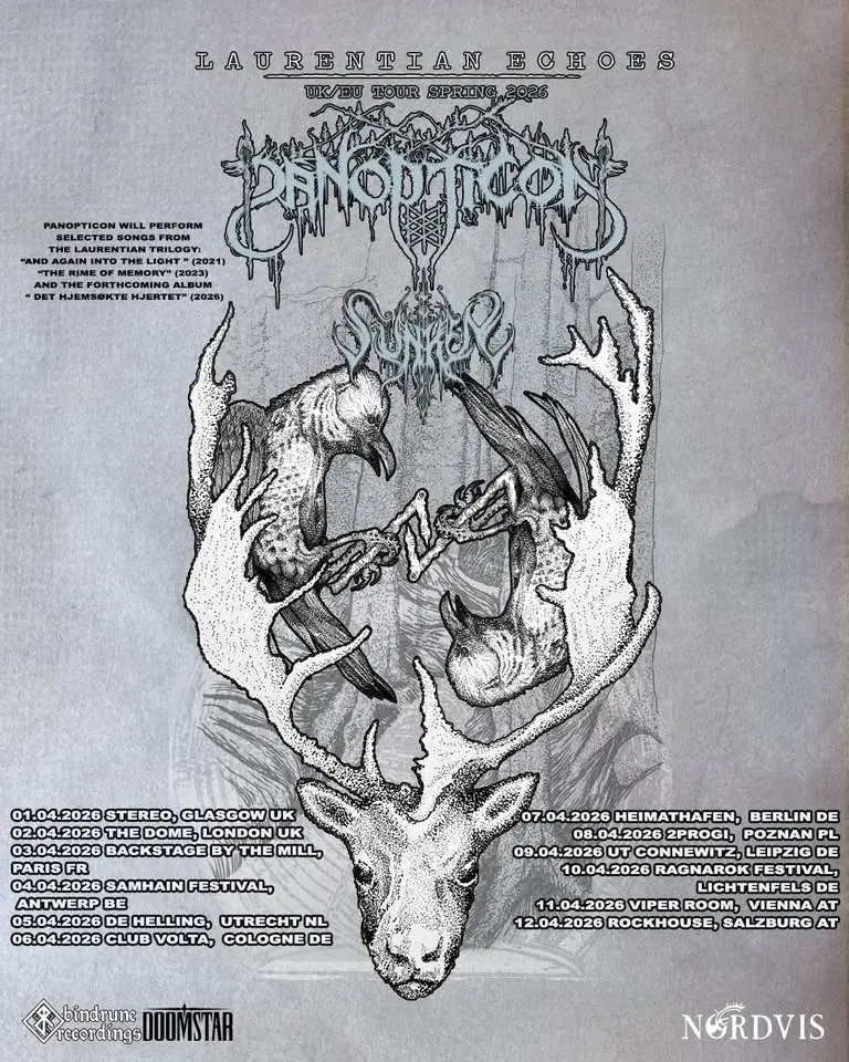 Panopticon + Sunken - 𝗟𝗮𝘂𝗿𝗲𝗻𝘁𝗶𝗮𝗻 𝗘𝗰𝗵𝗼𝗲𝘀 𝗧𝗼𝘂𝗿 𝟮𝟬𝟮𝟲 - Viper Room Wien