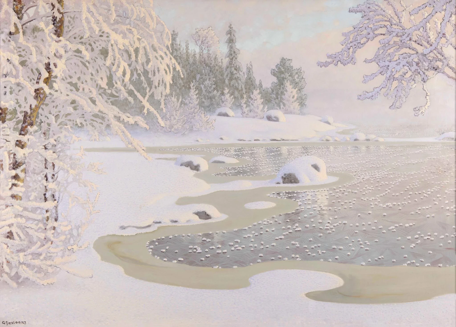 Förtrollande Vinterscener - Liljefors & Zorn med Flera