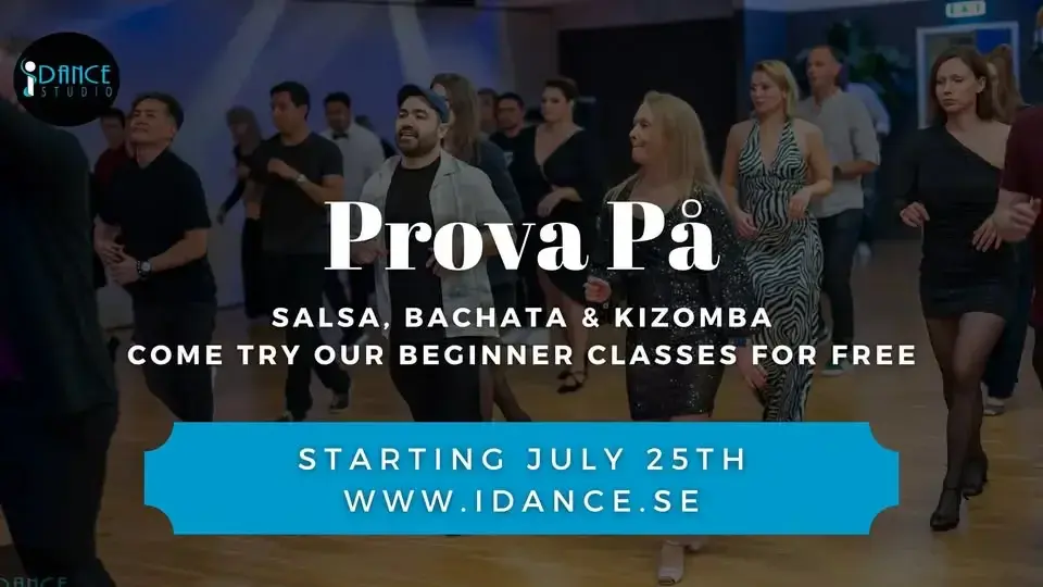 đ Gratis Provklasser: Salsa, Bachata & Kizomba pĂ„ iDance Studio đș