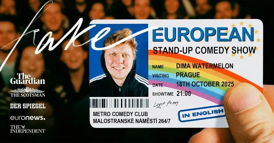 Dima Watermelon: Fake European | Stand-Up Comedy in Prague