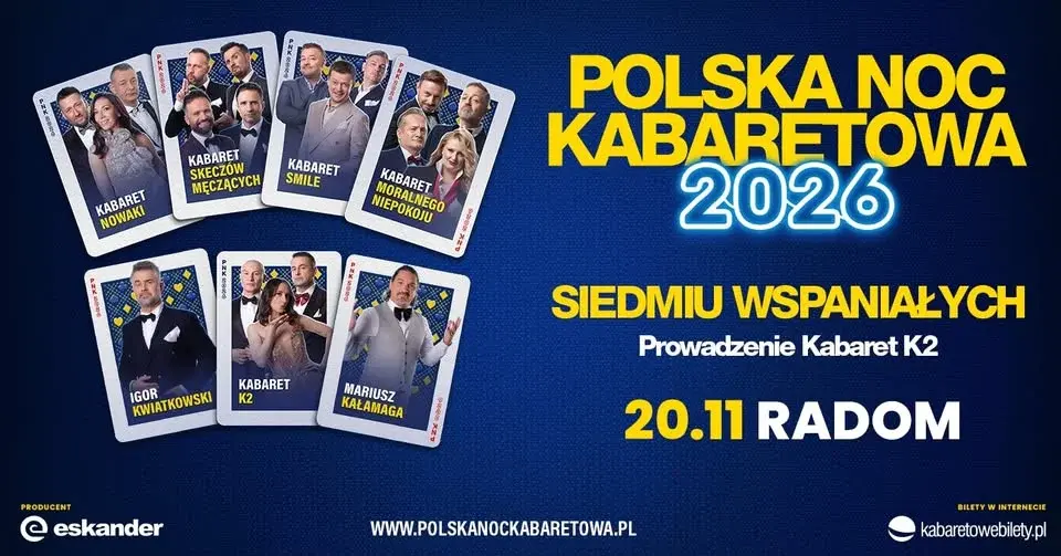 ⭐️20.11.2026 Radom⭐️ Polska Noc Kabaretowa 2026 • Siedmiu wspaniałych