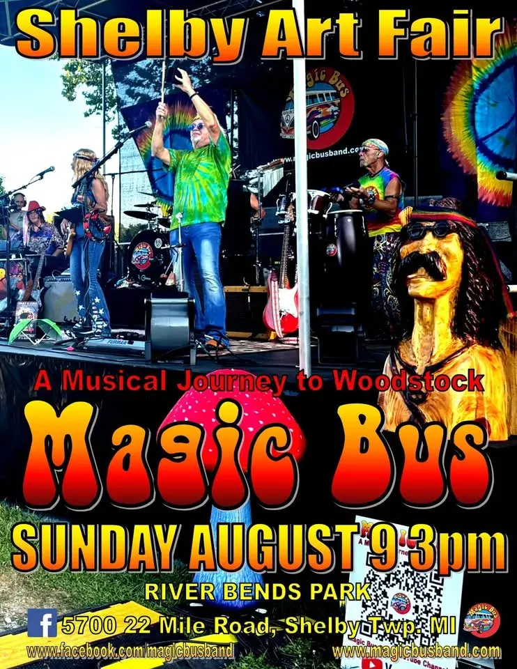 Magic Bus at the Shelby Township Art Fair