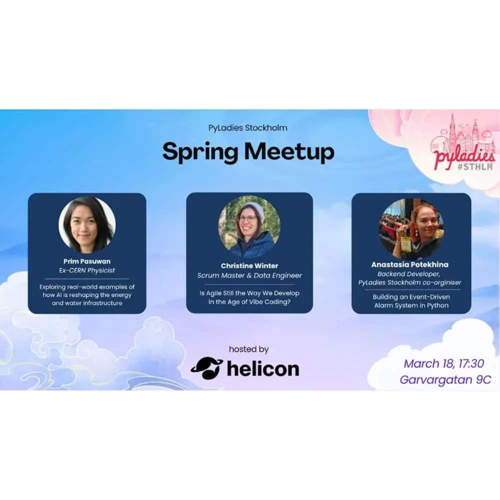🌸PyLadies Stockholm Spring Meetup🌸