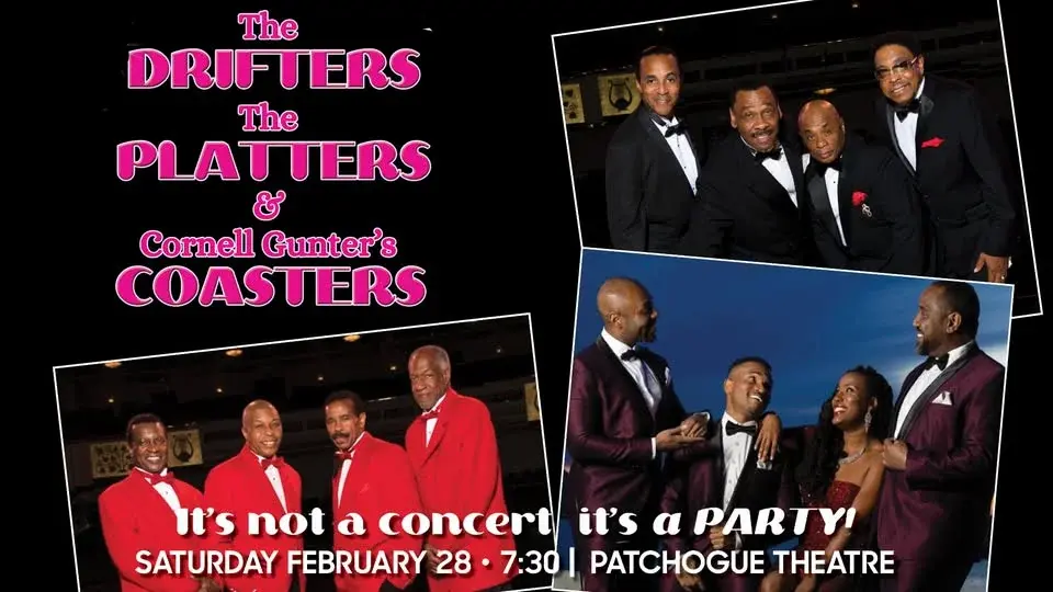 The Drifters, The Platters & Cornell Gunter’s Coasters