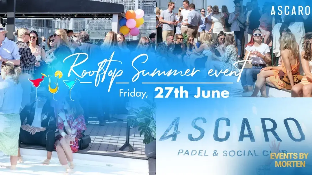 Rooftop Summer event ☀️🏙️