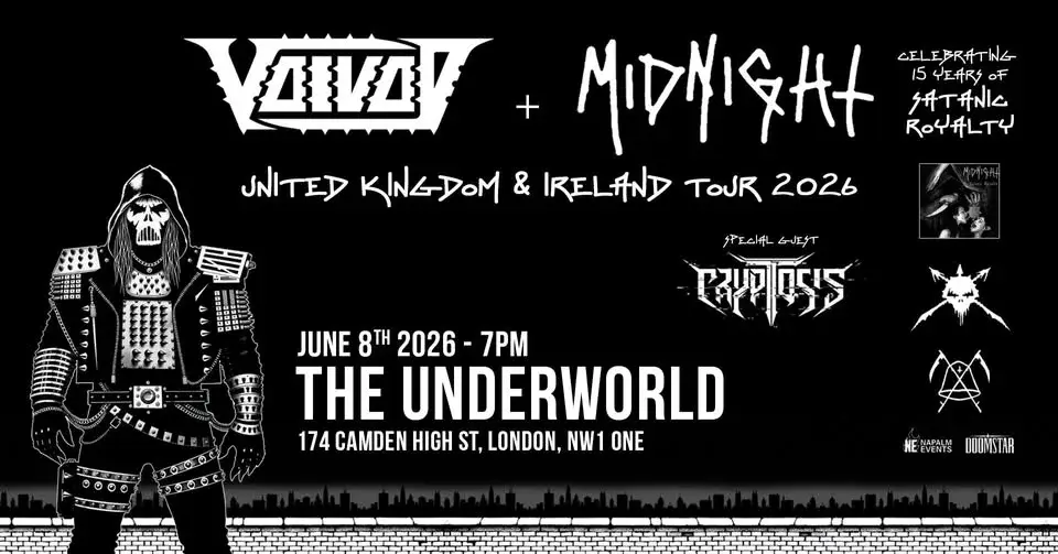 VOIVOD & MIDNIGHT at The Underworld - London