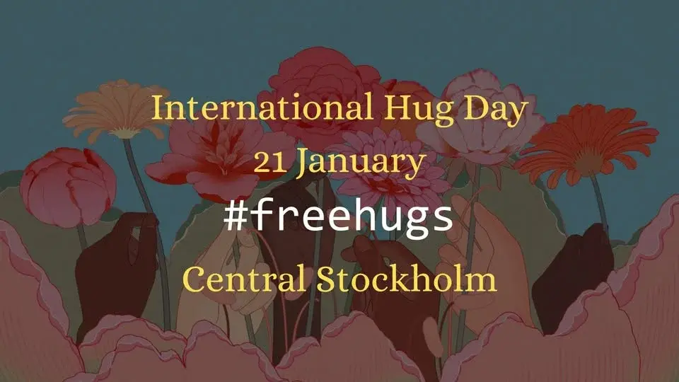 Free Hugs i Stockholm City