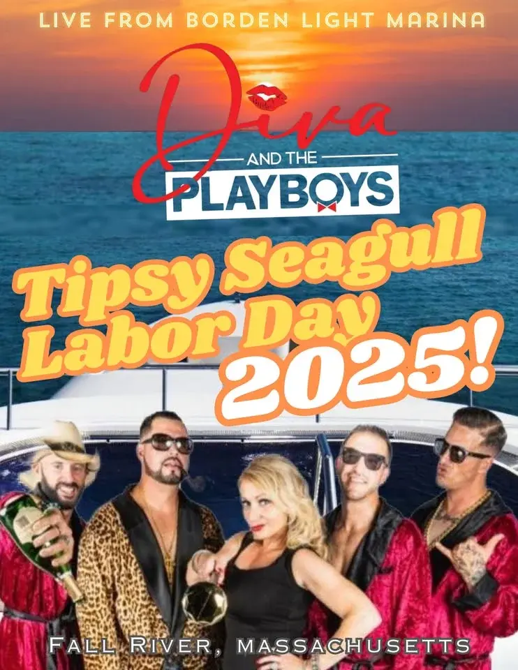 Diva and Playboys at Tipsy Seagull Labor Day 9.7.26!