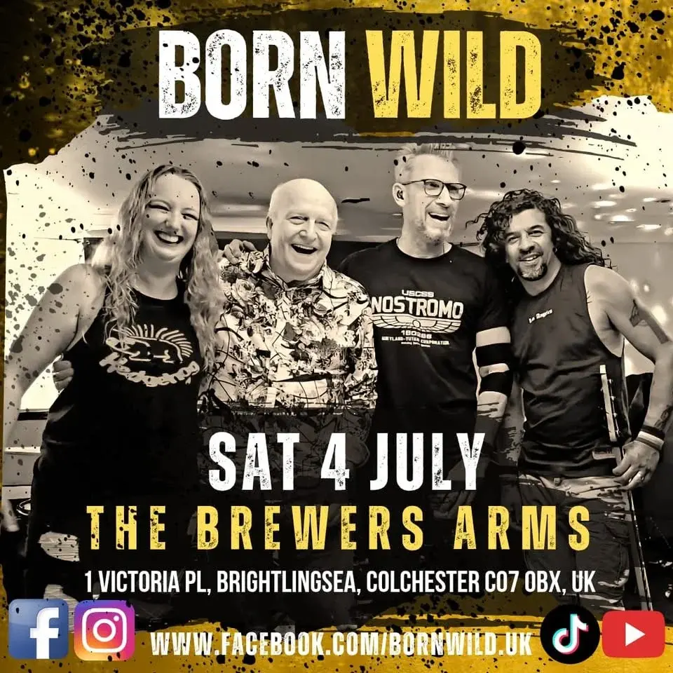 Born Wild at The Brewers Arms, Brightlingsea 