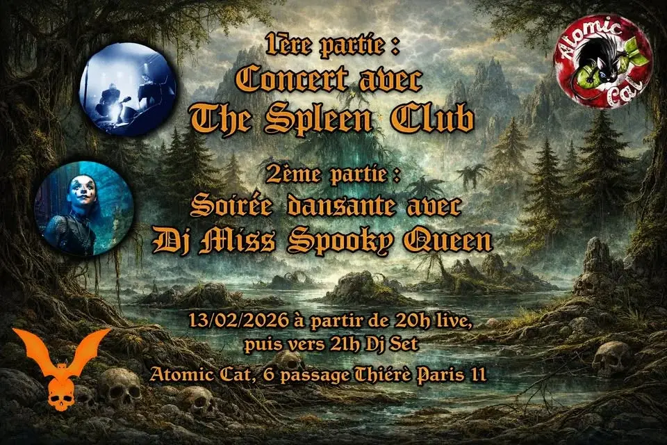 NOX MORTUORUM : LIVE The Spleen Club + DJ Miss Spooky Queen