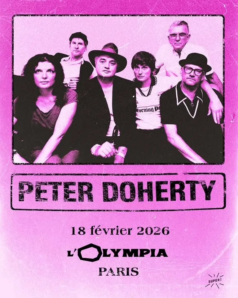 Super — Peter Doherty le 18 février 2026 à l'Olympia 