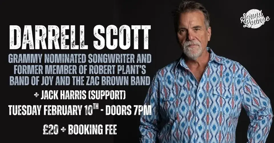 Darrell Scott + Jack Harris (support)