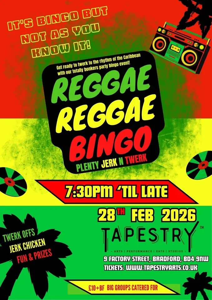 Reggae Reggae Bingo – Jerk n Twerk with Captain Kirk!!