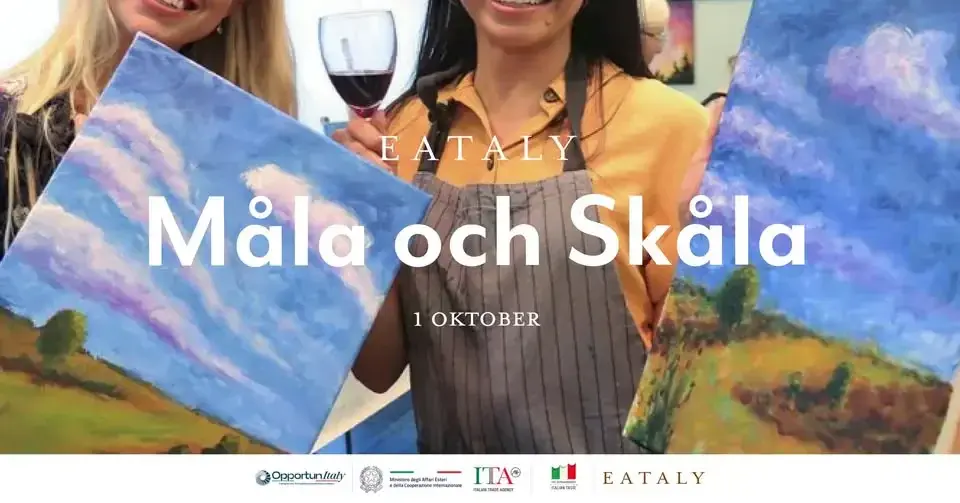 Måla & Skåla på Eataly 🎨🥂✨