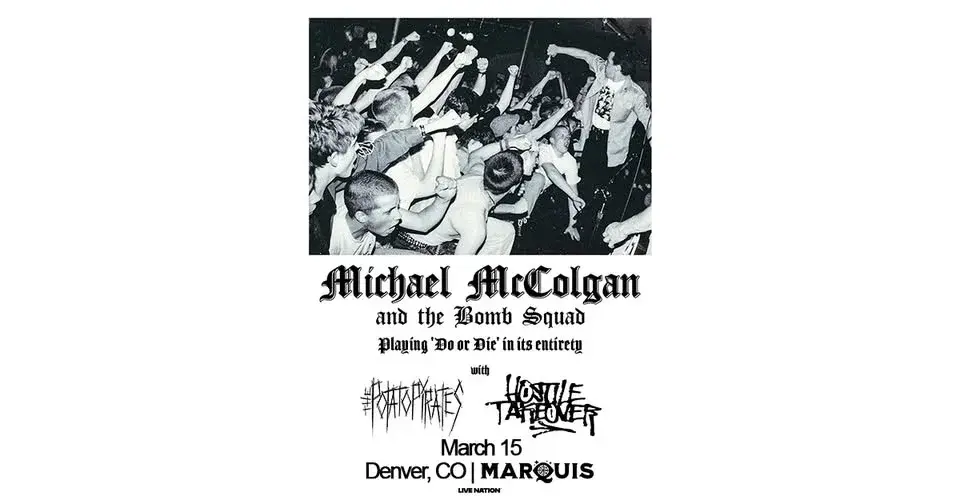 Michael McColgan And The Bomb Squad Play "Do or Die" in its Entirety