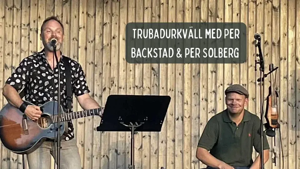 Trubadurkväll med Per Solberg och Per Backstad