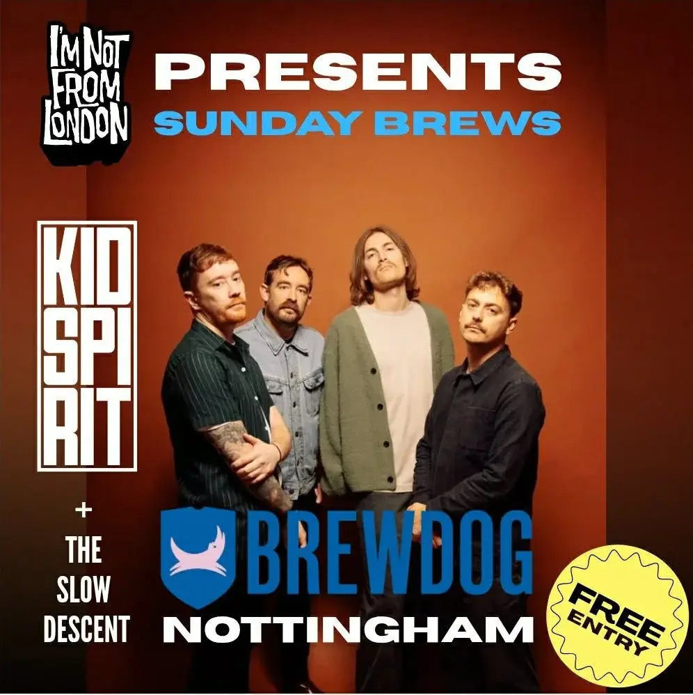 Sunday Brews @Brewdog: 15th Feb: KID SPIRIT // THE SLOW DESCENT // TANUKI MOON // ELEANOR MCGREGOR