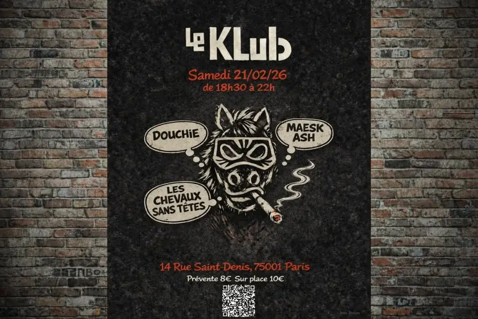 Maesk Ash + Douchie + Les Chevaux Sans Têtes // 21.02.2026 // Le Klub