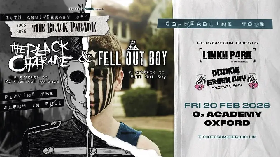 The Black Charade x Fell Out Boy x L1nkn P4rk x Dookie | O2 Oxford