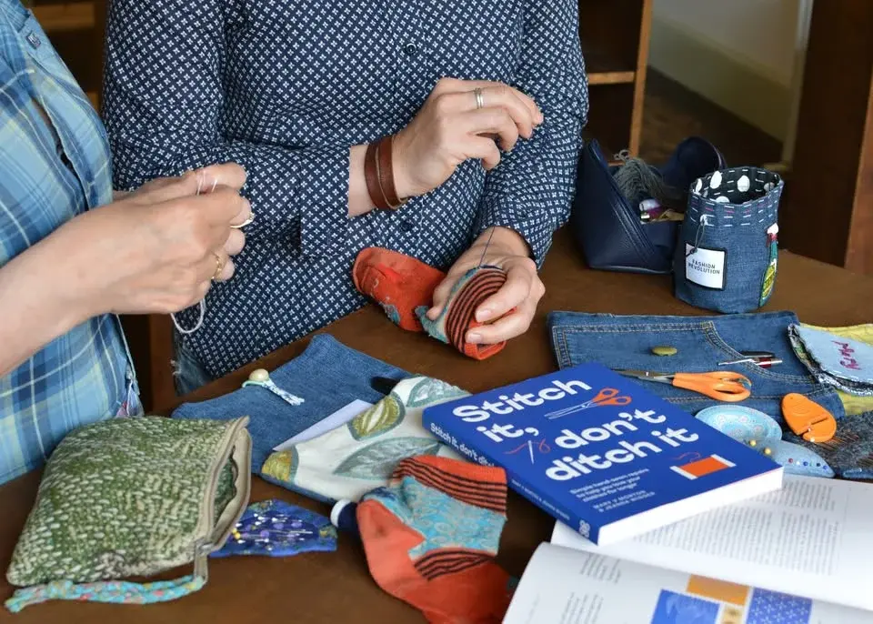 "Stitch It, Don’t Ditch It" Workshop and Book Talk