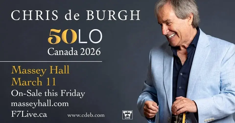 Chris de Burgh 50LO | Toronto, ON