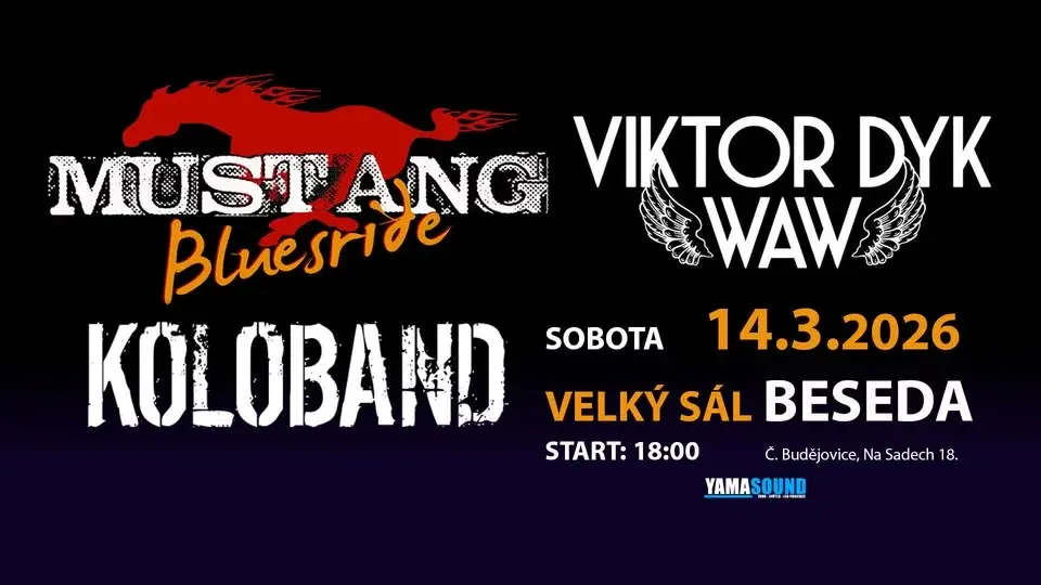 MUSTANG BLUESRIDE - VIKTOR DYK - KOLOBAND // 14.3. // BESEDA ČB
