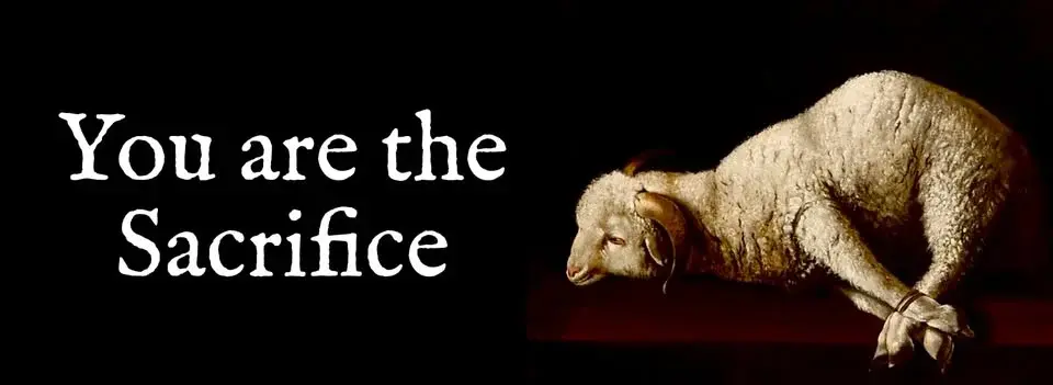 "You Are the Sacrifice" - An Interactive play about divine misdirection
