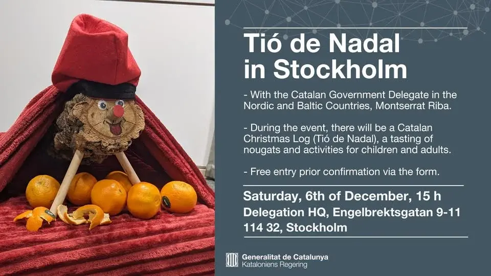 Tió de Nadal in Stockholm