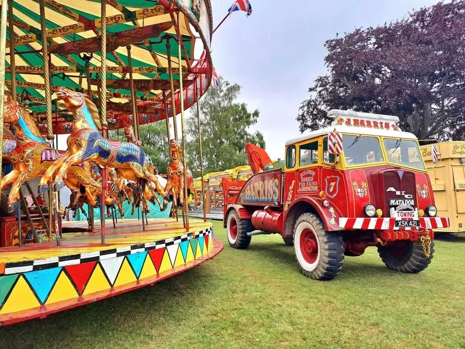 The three ages of fairground vehicles