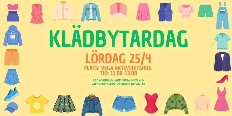 Klädbytardag 25 april